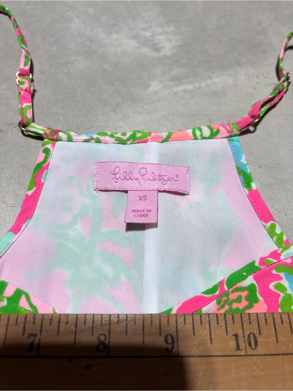 Lilly Pulitzer dusk silk Bright Pink Floral Slip Dress XS - Picture 6 of 7
